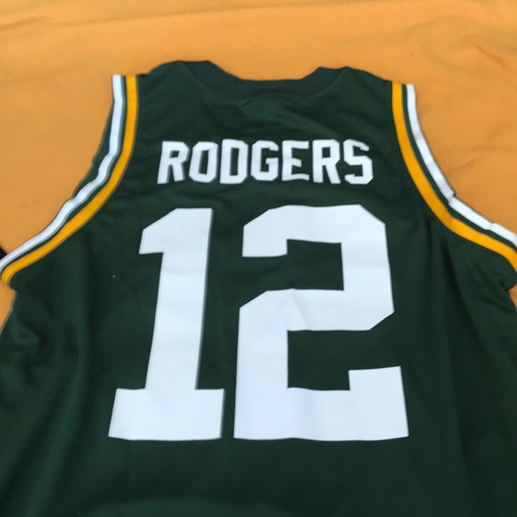 Nike NFL Aaron Rodgers #12 Basketball Jersey Sz: M - Picture 3 of 8